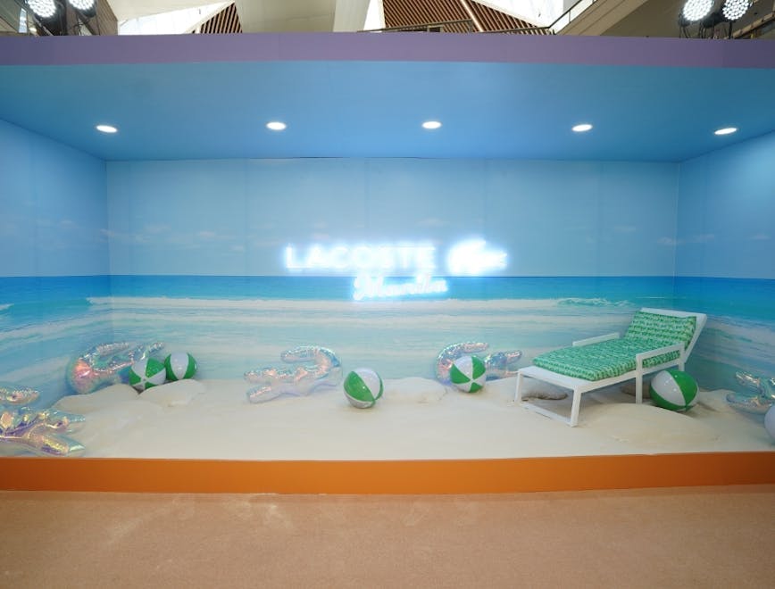 chair furniture play area water indoors architecture building volleyball volleyball (ball) sea